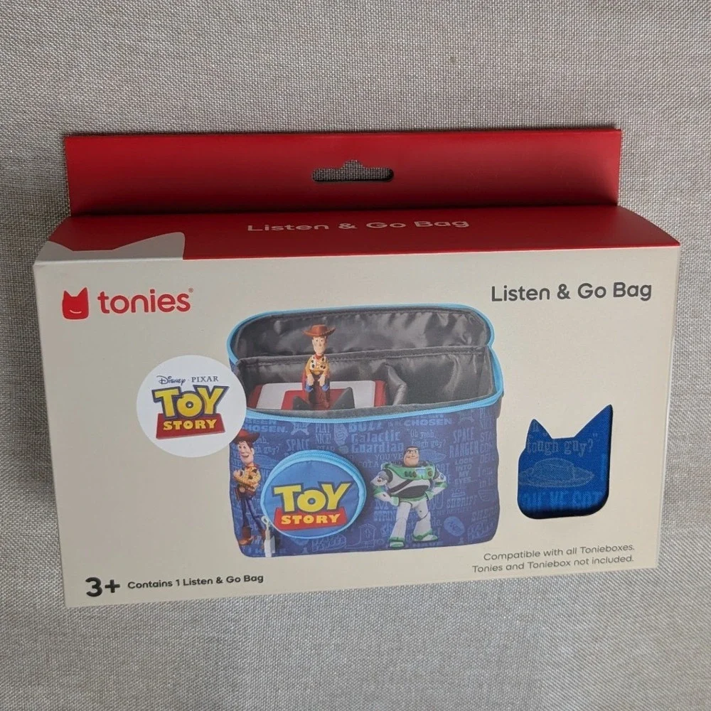 Tonies Listen & Go Bag Kids OS Blue NWT Disney Toy Story Carrying Case 11001762